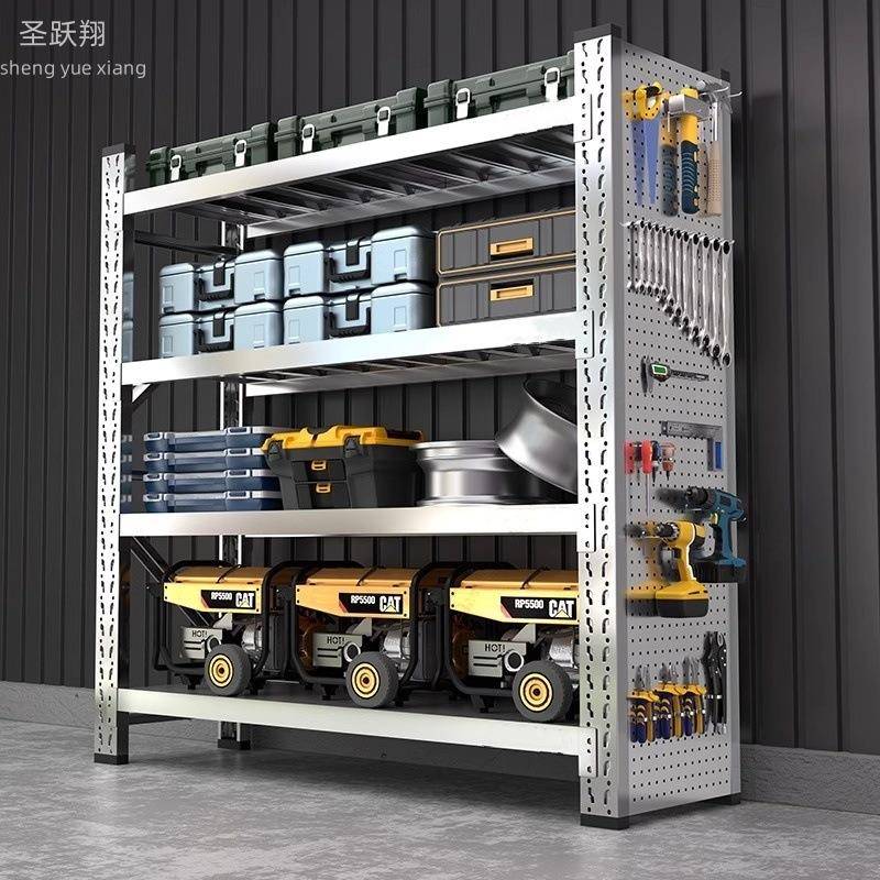 304不锈钢货架重型仓储货架商用置物架厨房冷库地下室多层储物架