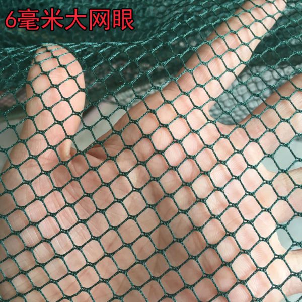 白色黑色绿色2毫米3毫米4毫米6毫米2米宽鱼网饵料袋布六角网眼布