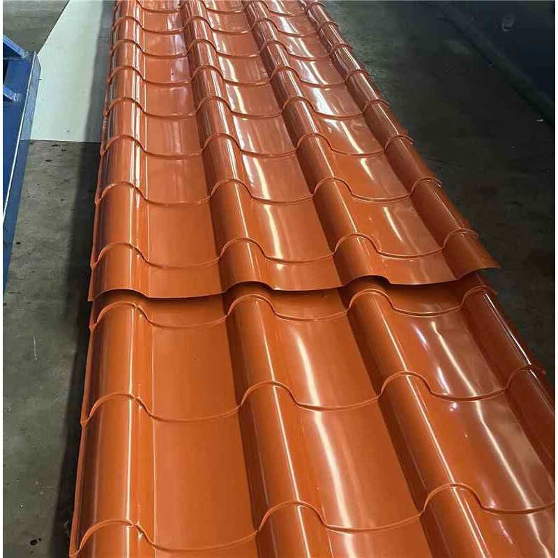 彩钢板彩钢瓦彩钢卷可压型3003铝彩板R彷古瓦彩铝瓦屋面
