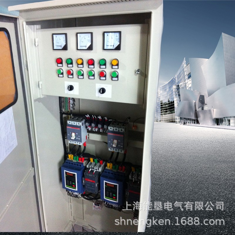 在线式软启动柜器 在线启动柜电机启动器55KW水泵风机软起动柜