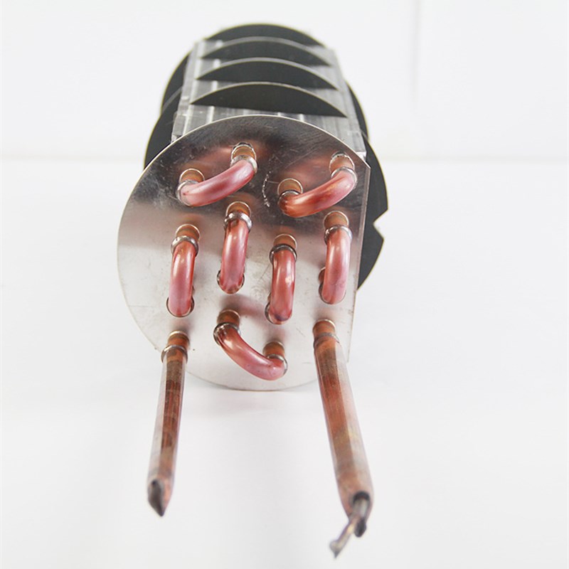 厂家供应铝翅片铜管冷干机蒸发器 制冷设备蒸发器定制