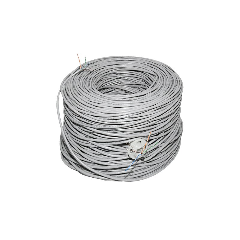 CAT5E 超五类24AWG 7*0.18多股无氧铜柔软网线 POE供电监 控双绞