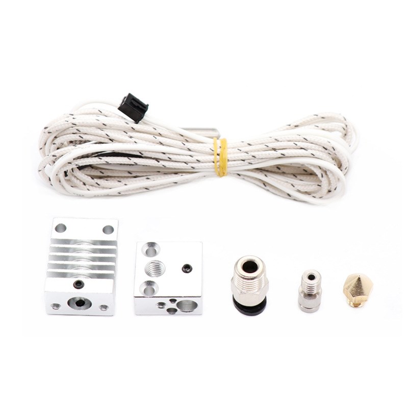 铭泰3d打印机配件CR10挤出头挤出机加热打印头加热块喷嘴远程喷头