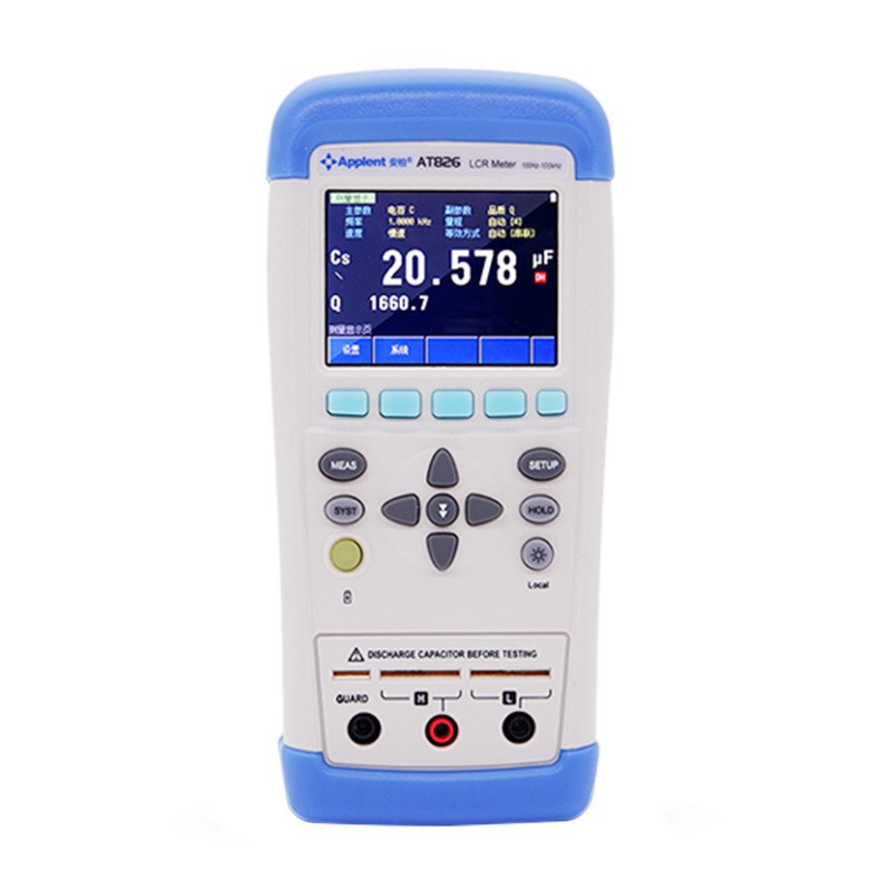 安柏AT825/826高精度 手持式LCR数字电桥测试仪电阻AT2811/AT817D