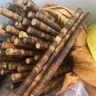 罗汉竹棍手工打磨实心竹棍武术棍健身棍登山棍耐用原料
