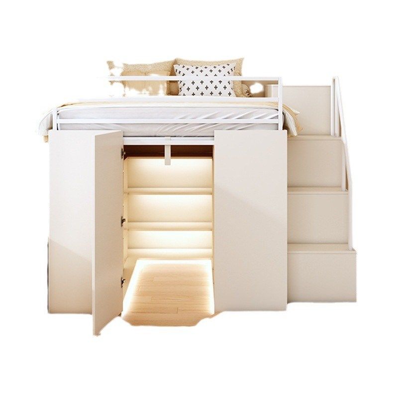 小户型功能床带灯衣柜床气动杆高架床上床下柜衣帽间床一体,住宅家具,衣柜床,淘宝优惠券,粉丝福利购,淘宝优惠卷