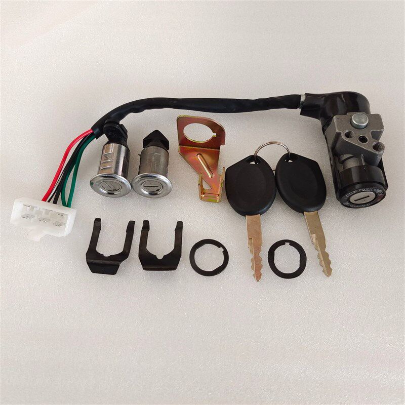 5线点火钥匙开关总成适配49cc 50cc 踏板车助力车