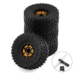 SCX24 攀爬车铝合金轮毂 TRX4M路虎烈马1.0英寸轮胎轮毂 FMS