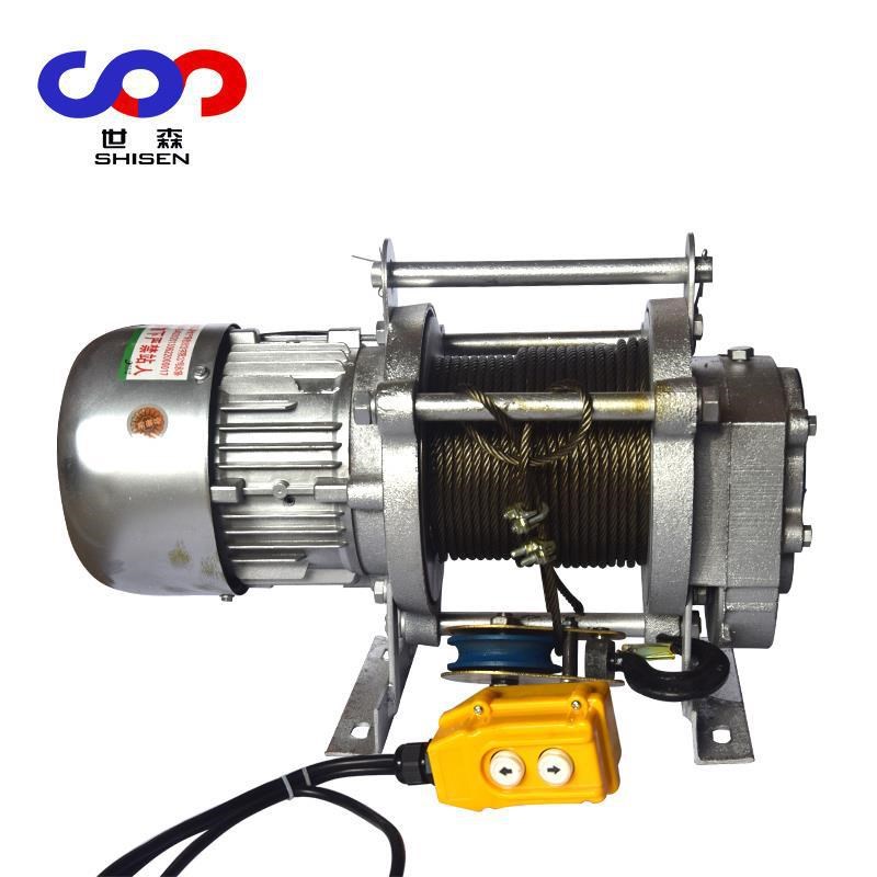 KDJ建筑提升机 220V 380V 0.5吨1t60米自建房用室外小吊机