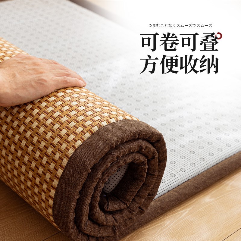 凉席床垫打地铺睡垫加厚软垫夏季藤席垫学生宿舍床垫子地垫榻榻米