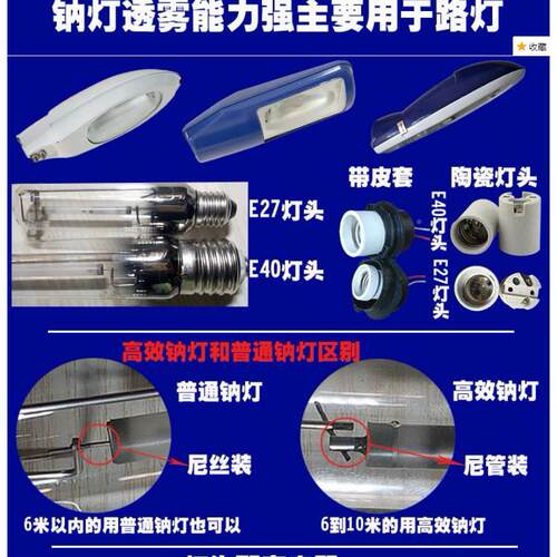 钠灯配件3套金卤球泡0镇器40流0W 150W20灯W 250W电子触发器投光