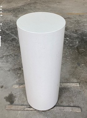 圆柱形大理石底座高端摆件家居饰品奢华装饰酒店样W板房展示雕塑