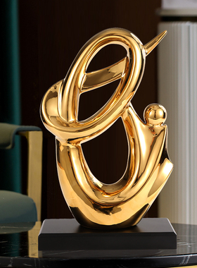 时来运转办公室摆件轻奢高档领导书柜酒柜装饰品T家居客厅高端大