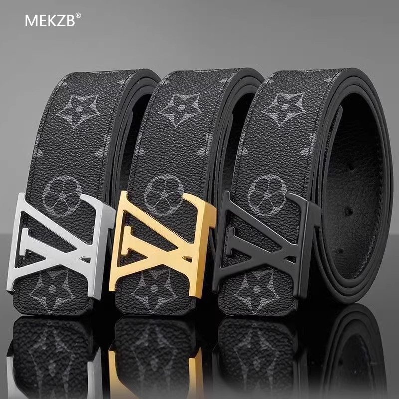 皮带男真皮2025年新款正品高端品牌休闲百搭平滑扣牛皮腰带送礼