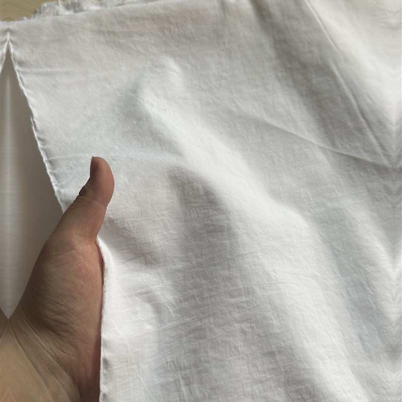 2米 白色d 无弹 塔丝隆布料 楼下 户外休闲面料(宽1.45米左右)