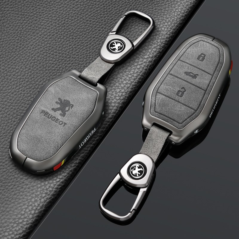 标致408X钥匙套508扣308扣4008/5008/3008壳307标U志301汽车遥控
