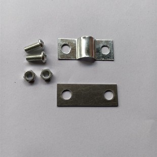 避雷卡配件骑马卡避雷针支架配件防雷卡镀锌欧姆卡防雷卡子支撑架