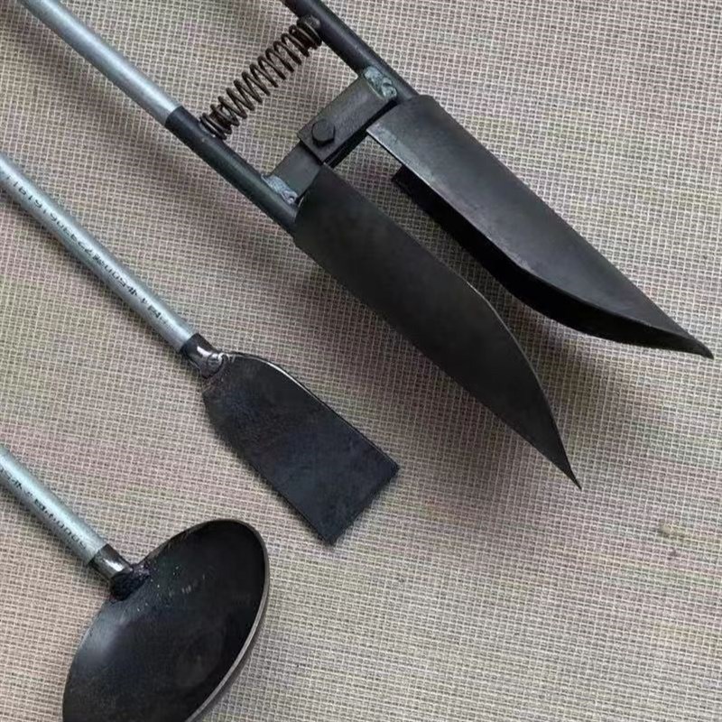 夹铲掏土挖坑电力l施工具挖洞神器洛阳铲电线杆挖淤泥挖坑神器人