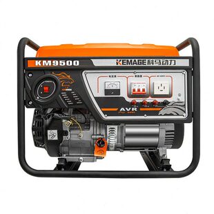 8K马三相发电机动启小型家用发电机汽油发电机W科省油电 380V