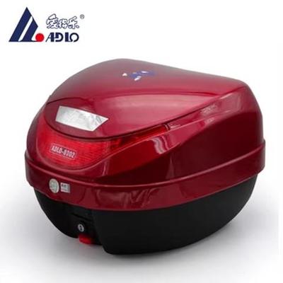 爱得乐8302摩托车大号尾箱 电动电瓶踏板车后备工具箱 快拆储物箱