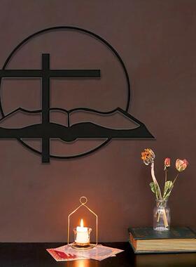 金属墙壁艺术装饰壁挂黑色牌匾墙壁艺术装饰金属工艺品