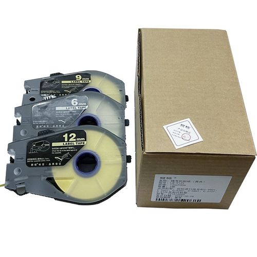 原装丽标线号机贴纸C-920/960/980T/210/580标签纸LB-909W/912Y黄