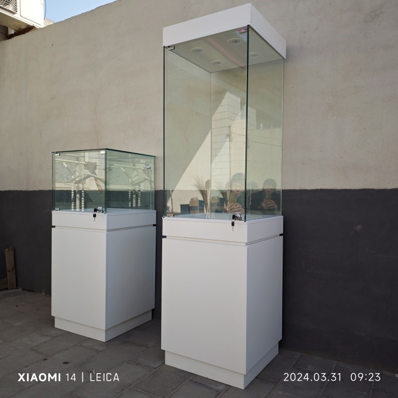产品展示柜珠宝玉器饰品展柜展厅手办模型样品玻璃柜X博物馆展示