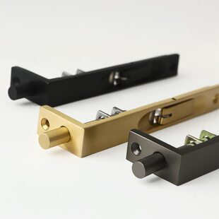 双开门黄铜天加长24寸地筒碧通木门插销6寸门栓家用配件防尘门栓