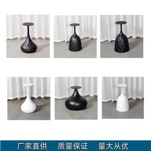 小茶几角y几支架家用岩板木板大理石支撑架 轻奢边几架子网红个性