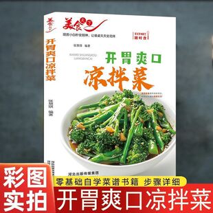 开胃爽口凉拌菜零基础自学菜谱彩图实拍美食天下家庭做菜阅读书籍