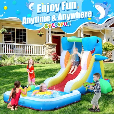 儿童小型滑梯家用城堡充气城堡跳床儿童家用城堡滑梯bounce house