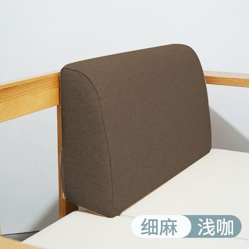 沙发靠垫大靠背高密度海绵弧形实木沙发腰靠背床头舒适靠枕硬靠垫