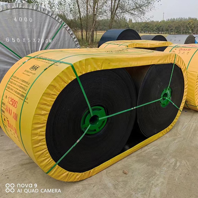 工业PVC橡胶运输带耐磨尼龙平面传送运输带耐热整芯PVG矿用阻燃带