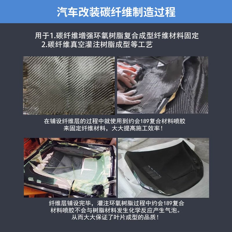 约会189碳/玻纤维厂家直销喷胶复合材料胶水真空灌注成型RTM