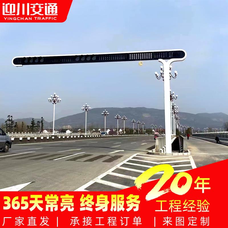 交通信号灯厂家直供LED红绿灯LED可移动十字路口临时路障指示灯