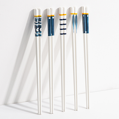 日式陶瓷筷子2双装m家庭2021新款一人一筷创意家用耐高温分餐筷