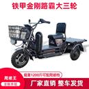 载重王电动三轮车大力神载货快餐拉客快递爬坡王家用送货车 新款