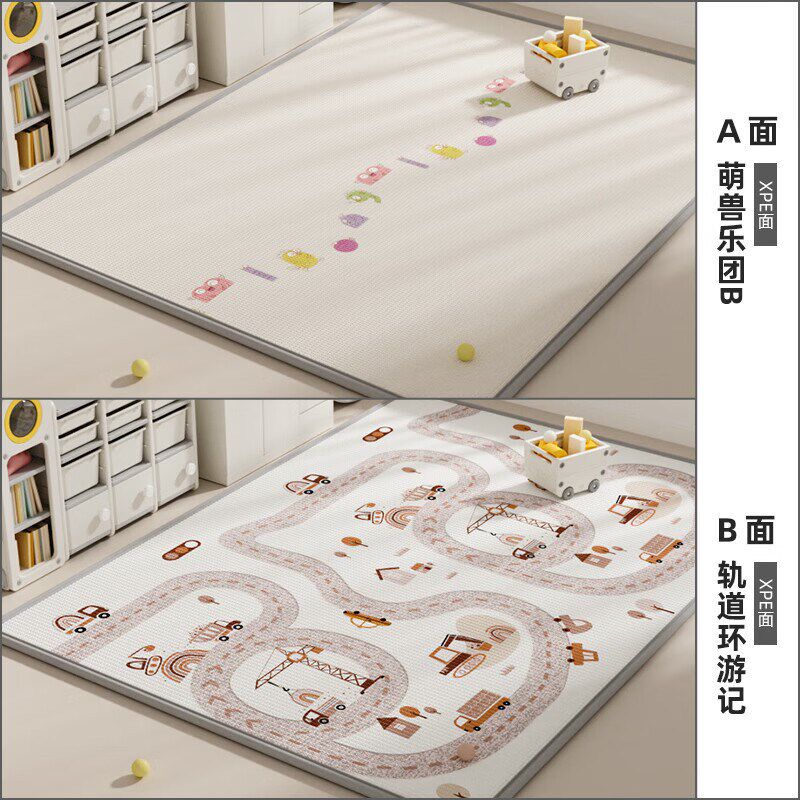 曼龙整体垫爬行垫地垫儿童爬爬垫子宝宝加厚婴幼儿地垫xpe爬爬垫