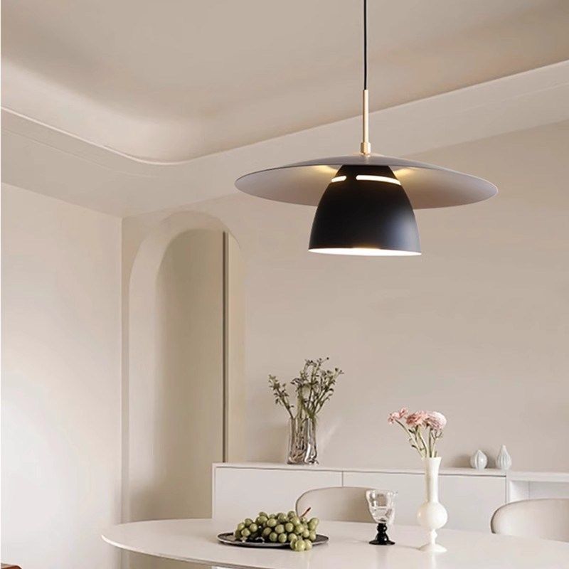 复古工业风吊灯简约吧台餐厅灯丹麦灯具设计师风格岛台飞碟吊灯具,家装灯饰光源,客厅吊灯,淘宝优惠券,粉丝福利购,淘宝优惠卷