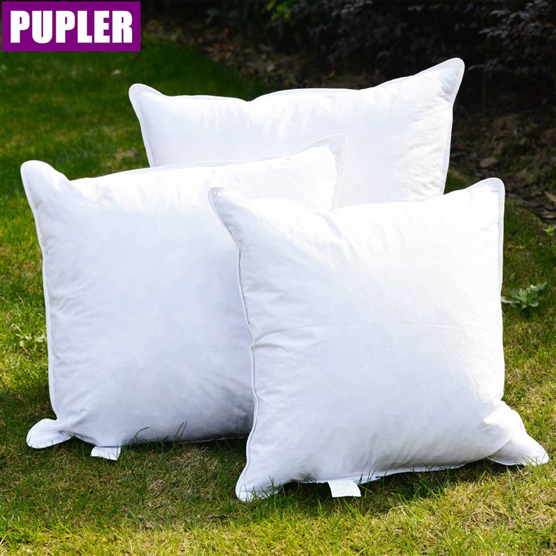 白鸭毛靠垫芯饱满型沙发床头抱枕芯羽绒芯抱枕枕芯