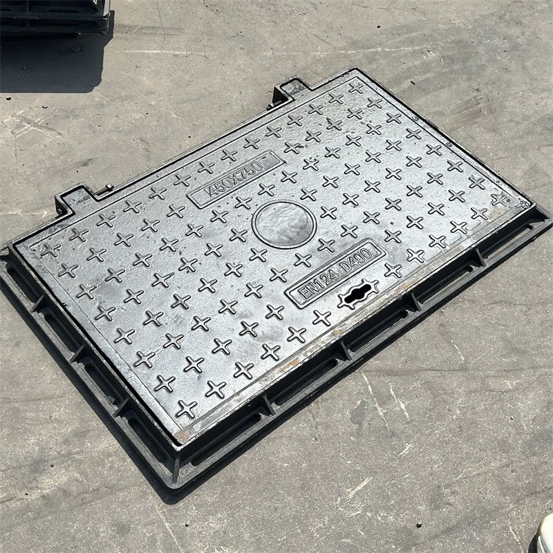 球墨铸铁方井盖 铸铁方形井盖 方形盖板 水表井盖 通信电力井盖