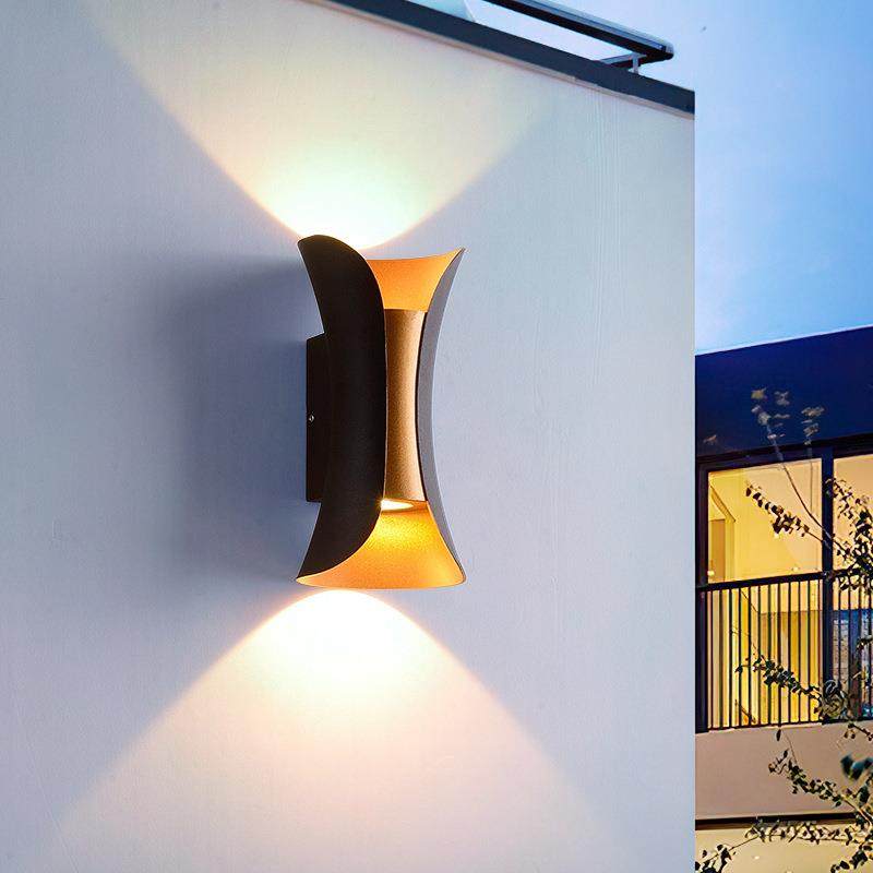户外简约壁灯现代露天阳台led防水装饰灯室外庭院花园外墙射灯,家装灯饰光源,户外壁灯,淘宝优惠券,粉丝福利购,淘宝优惠卷
