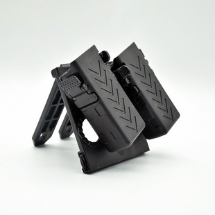 龙章御92g塑钢战术快拔g17单双排弹匣腰套通用64式弹夹套1911电手