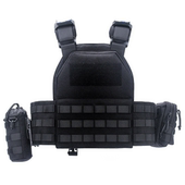 龙章御战术马甲勤务耐磨透气轻量化多功能户外防护背心快拆套均码