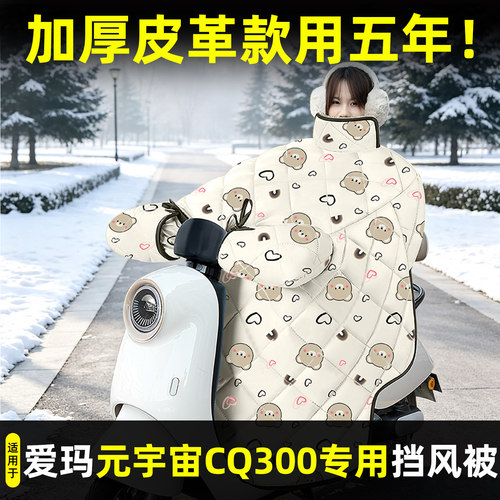 电动三轮车冬季专用加厚挡风被