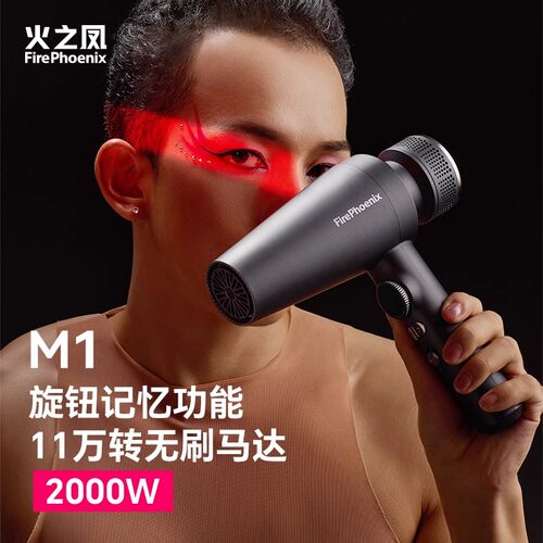 火之凤吹风机M1理发店专用发型师发廊大功率大风速干高速无刷风筒