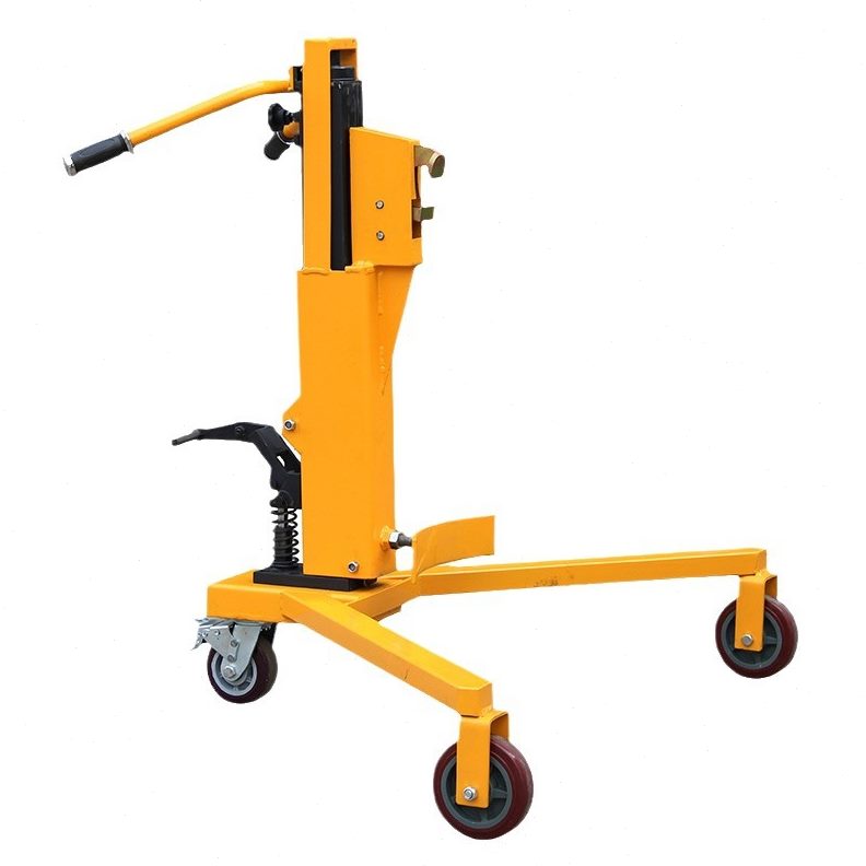 现货DT350ABC油桶搬运车托盘液压油桶手推脚踏式油推车手拉车