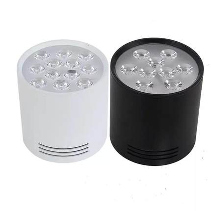 led明装筒灯免开孔吸顶吊线瓦5w7w9w12w15w18w客厅店铺圆形射灯