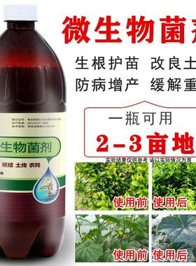 微生物菌剂菌肥土壤改良剂枯草芽孢菌杆菌农用1000亿em菌种植专用