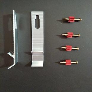 瓷砖干挂扣件k型八字挂件铝合金内墙挂钩陶瓷开 槽挂墙固定五金件